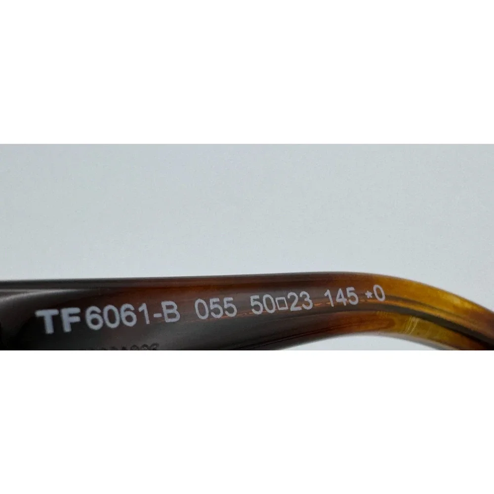 Tom Ford Eyeglasses Frame TF6061-B 055 Havana Brown Round 50-23-145 New
